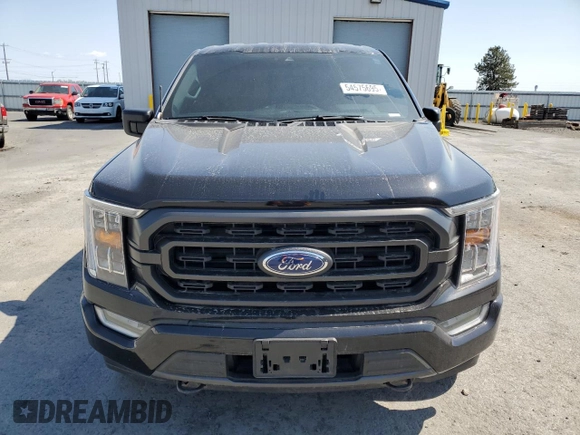 2022 Ford F-150 XL with VIN 1FTFW1ED1NFB65053, listed as a Copart auction lot 54575695 with 26,131 mi miles and Salvage Title. Bid and sale history available at carsss.com. Image 5.