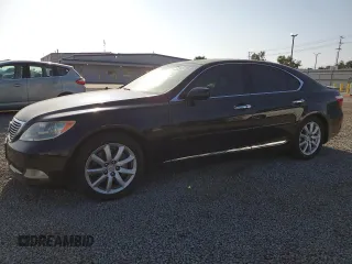 2007 Lexus LS 460 with VIN JTHBL46F275048355, listed as a Copart auction lot 62407725 with 206,881 mi miles and Clean title. Bid and sale history available at DreamBid. Image 1.