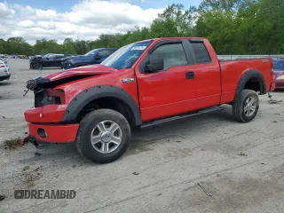 2008 Ford F-150 STX with VIN 1FTRX14W38FB37563, listed as a Copart auction lot 56236475 with 185,648 mi miles and Salvage title. Bid and sale history available at DreamBid. Image 1.