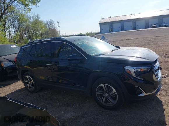 2020 GMC Terrain SLT with VIN 3GKALPEV1LL343386, listed as a IAAI auction lot 42102089 with 38,632 mi miles and . Bid and sale history available at DreamBid. Image 13.