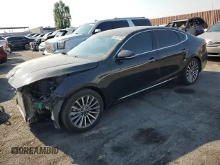 2017 Kia Cadenza Premium with VIN KNALC4J12H5090489, listed as a Copart auction lot 69337834 with 87,111 mi miles and Salvage Title. Bid and sale history available at carsss.com. Image 1.