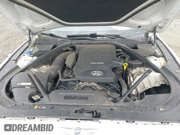 2015 Hyundai Genesis 3.8L with VIN KMHGN4JEXFU078879, listed as a IAAI auction lot 42023183 with 178,075 mi miles. Bid and sale history available at carsss.com. Image 10.