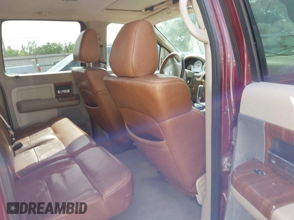 2004 Ford F-150 XLT with VIN 1FTPW12544KC96453, listed as a IAAI auction lot 42644131 with 202,917 mi miles and . Bid and sale history available at DreamBid. Image 8.