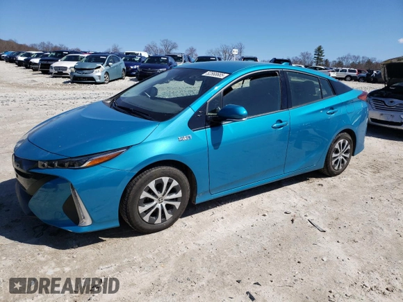 2020 Toyota Prius LE with VIN JTDKARFP9L3146348, listed as a Copart auction lot 52568685 with 41,105 mi miles and Salvage Title. Bid and sale history available at DreamBid. Image 1.