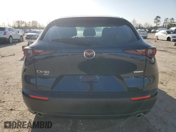 2024 Mazda CX-30 S with VIN 3MVDMBAM2RM675084, listed as a Copart auction lot 47735965 with 11,611 mi miles and Salvage Title. Bid and sale history available at DreamBid. Image 6.