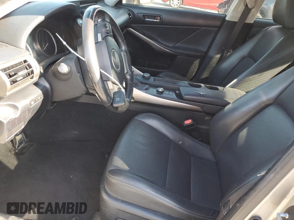 2015 Lexus IS 250 with VIN JTHBF1D27F5077712, listed as a Copart auction lot 52624375 with 135,980 mi miles and Salvage Title. Bid and sale history available at carsss.com. Image 7.