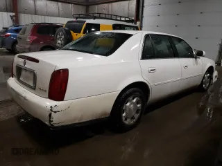 2001 Cadillac DeVille z VIN 1G6KD54Y31U294274, wystawiony jako Copart lot #46474844 z przebiegiem 147 396 mil mil oraz Nie do naprawy • Non repairable. Historia ofert i sprzedaży dostępna na DreamBid. Obrazek 3.