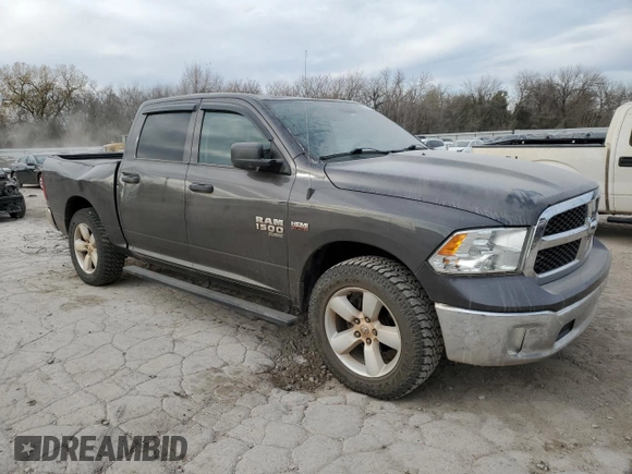 2020 Ram 1500 Classic Tradesman with VIN 3C6RR6KT0LG194821, listed as a Copart auction lot 82894124 with 46,455 mi miles and Salvage Title. Bid and sale history available at carsss.com. Image 4.