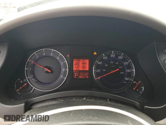 2010 Infiniti EX Journey with VIN JN1AJ0HP0AM701038, listed as a Copart auction lot 51952025 with 157,437 mi miles and Salvage title. Bid and sale history available at DreamBid. Image 9.