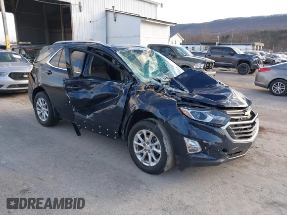 2020 Chevrolet Equinox LT with VIN 3GNAXUEV4LS684244, listed as a IAAI auction lot 41048446 with 41,000 mi miles. Bid and sale history available at carsss.com. Image 1.