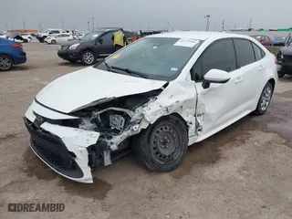 2020 Toyota Corolla LE with VIN JTDEPRAE6LJ018288, listed as a IAAI auction lot 41742106 with 114,099 mi miles. Bid and sale history available at carsss.com. Image 6.