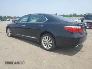 2010 Lexus LS 460 L with VIN JTHDL5EF1A5002894, listed as a Copart auction lot 60102055 with 169,801 mi miles and Salvage title. Bid and sale history available at DreamBid. Image 2.