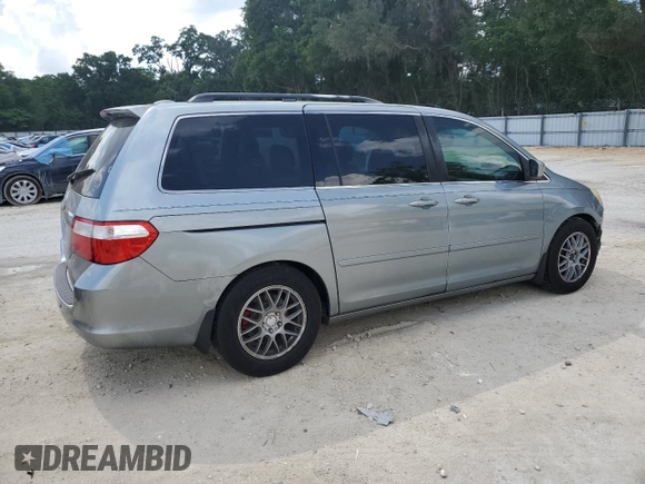 2006 Honda Odyssey Touring z VIN 5FNRL38866B063804, wystawiony jako Copart lot #54767825 z przebiegiem 358 020 mil mil oraz Szkoda całkowita • Salvage title. Historia ofert i sprzedaży dostępna na DreamBid. Obrazek 3.