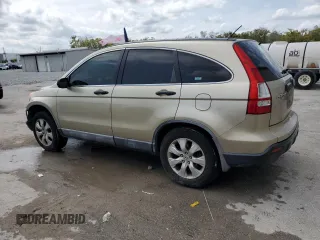 2007 Honda CR-V LX with VIN JHLRE38357C025660, listed as a Copart auction lot 47817285 with 251,275 mi miles and Salvage Title. Bid and sale history available at carsss.com. Image 2.