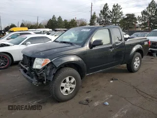 2005 Nissan Frontier SE with VIN 1N6AD06W45C402708, listed as a Copart auction lot 43715675 with 174,745 mi miles and Salvage title. Bid and sale history available at DreamBid. Image 1.