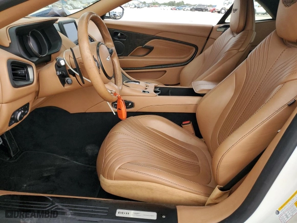 2020 Aston Martin DB11 with VIN SCFRMFCWXLGM09361, listed as a Copart auction lot 74208744 with 10,972 mi miles and Salvage Title. Bid and sale history available at carsss.com. Image 7.