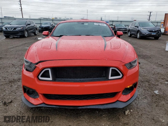 2015 Ford Mustang GT with VIN 1FA6P8CF4F5362273, listed as a Copart auction lot 47681355 with 88,927 mi miles and Salvage Title. Bid and sale history available at carsss.com. Image 5.