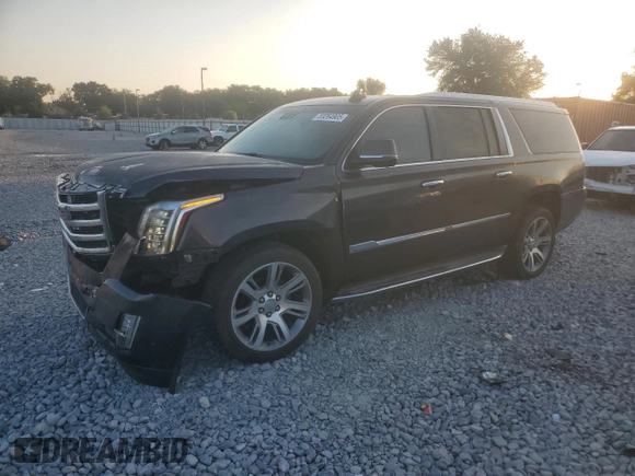 2015 Cadillac Escalade ESV Premium with VIN 1GYS4TKJ5FR596807, listed as a Copart auction lot 53264905 with 90,305 mi miles and Clean title. Bid and sale history available at DreamBid. Image 1.