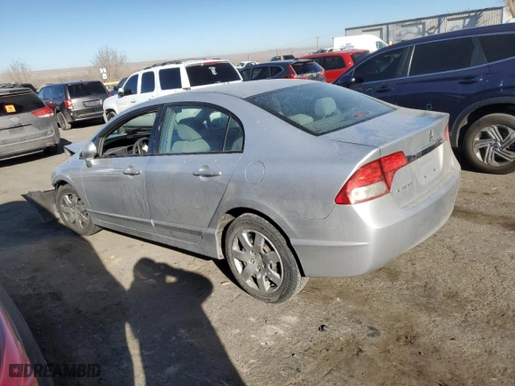 2010 Honda Civic Sdn LX with VIN 2HGFA1F57AH319863, listed as a Copart auction lot 46501615 with 0 mi miles and Salvage Title. Bid and sale history available at carsss.com. Image 2.
