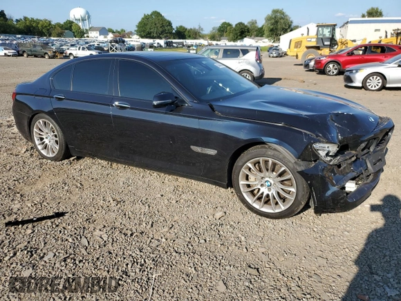 2015 BMW 7 Series 750i xDrive with VIN WBAYB6C55FD966172, listed as a Copart auction lot 68446414 with 57,441 mi miles and Salvage Title. Bid and sale history available at carsss.com. Image 4.