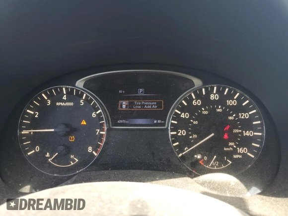 2017 Nissan Altima S with VIN 1N4AL3AP8HN364566, listed as a Copart auction lot 61575815 with 42,973 mi miles and Salvage title. Bid and sale history available at DreamBid. Image 9.