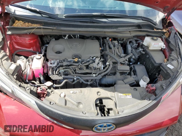 2021 Toyota Sienna LE with VIN 5TDBRKEC7MS066674, listed as a Copart auction lot 48255035 with 45,679 mi miles and Salvage Title. Bid and sale history available at carsss.com. Image 12.