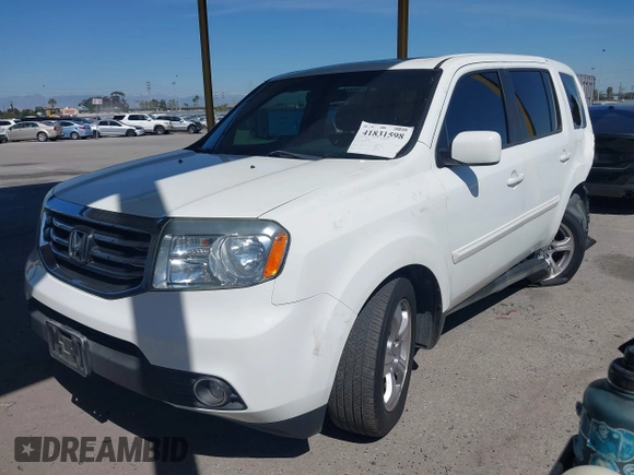 2013 Honda Pilot EX-L with VIN 5FNYF3H51DB013964, listed as a IAAI auction lot 41831598 with 155,959 mi miles and . Bid and sale history available at DreamBid. Image 17.