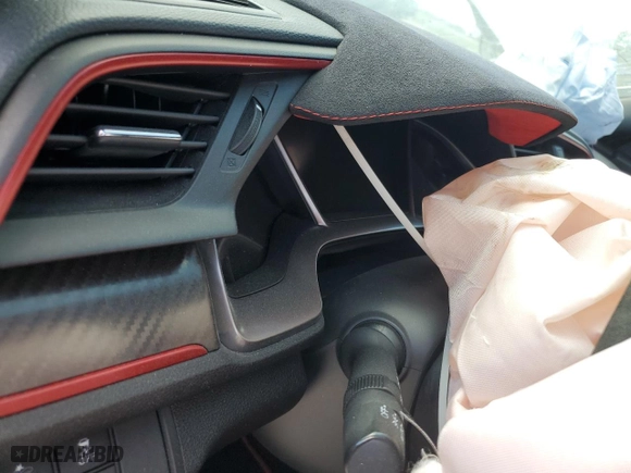 2021 Honda Civic Type R Touring with VIN SHHFK8G71MU203345, listed as a Copart auction lot 65242354 with 0 mi miles and Salvage Title. Bid and sale history available at carsss.com. Image 9.