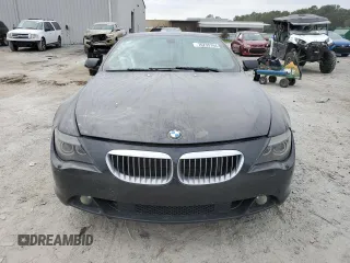 2005 BMW 6 Series 645Ci with VIN WBAEH73435B193355, listed as a Copart auction lot 76235744 with 150,474 mi miles and Salvage Title. Bid and sale history available at carsss.com. Image 5.