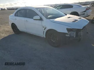 2010 Mitsubishi Lancer Evolution GSR with VIN JA32W8FV1AU007251, listed as a Copart auction lot 89408075 with 90,188 mi miles and Salvage Title. Bid and sale history available at DreamBid. Image 4.