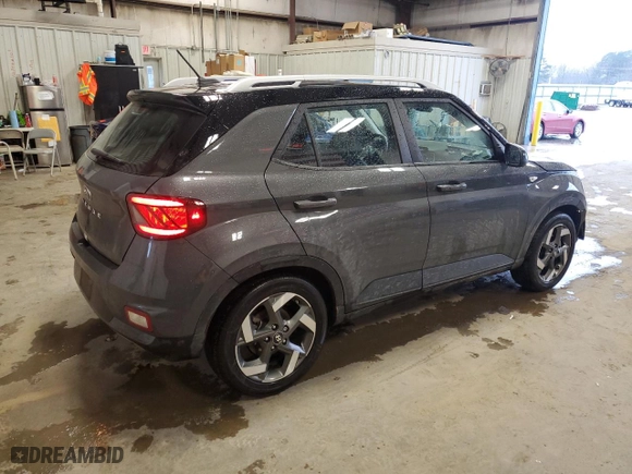 2024 Hyundai Venue Limited with VIN KMHRC8A32RU306236, listed as a Copart auction lot 43193715 with 22,127 mi miles and Salvage Title. Bid and sale history available at carsss.com. Image 3.