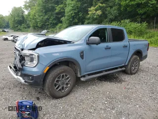 2024 Ford Ranger XLT z VIN 1FTER4HH9RLE03418, wystawiony jako Copart lot #64285115 z przebiegiem 30 636 mil mil oraz Szkoda całkowita • Salvage title. Historia ofert i sprzedaży dostępna na DreamBid. Obrazek 1.