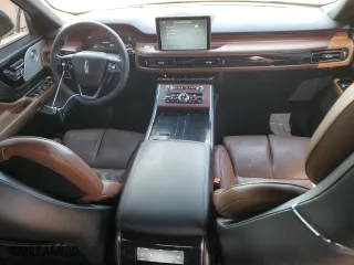 2023 Lincoln Aviator Reserve with VIN 5LM5J7XC2PGL23925, listed as a Copart auction lot 49435725 with 14,076 mi miles and Salvage Title. Bid and sale history available at carsss.com. Image 8.