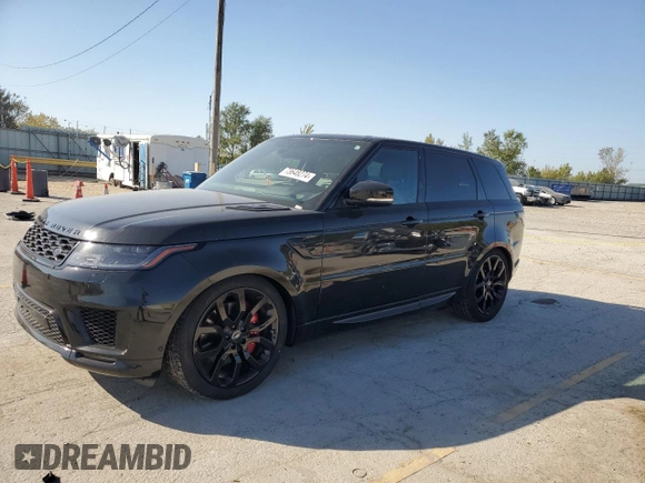 2021 Land Rover Range Rover Sport HSE Dynamic with VIN SALWR2SE3MA755737, listed as a Copart auction lot 73648274 with 45,403 mi miles and Salvage Title. Bid and sale history available at carsss.com. Image 1.