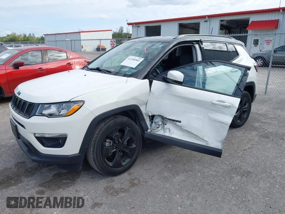 2018 Jeep Compass Latitude with VIN 3C4NJCBB1JT408465, listed as a IAAI auction lot 41350902 with 79,565 mi miles and . Bid and sale history available at DreamBid. Image 6.