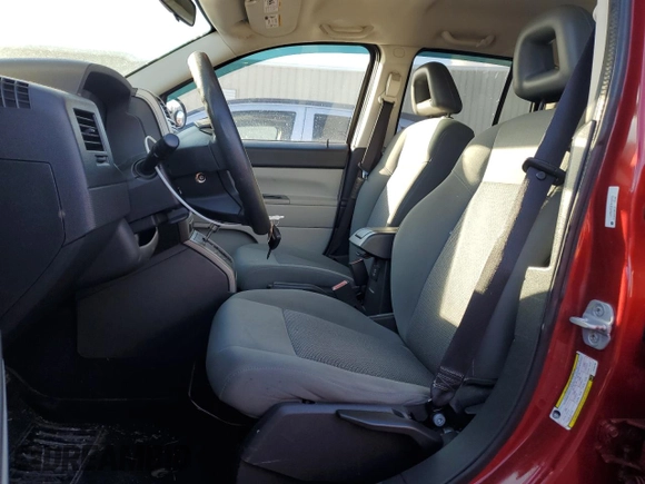 2007 Jeep Compass Sport with VIN 1J8FF47W27D136703, listed as a Copart auction lot 45460315 with 185,776 mi miles and Salvage Title. Bid and sale history available at carsss.com. Image 7.