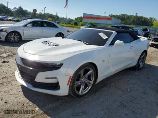 2019 Chevrolet Camaro 2SS with VIN 1G1FH3D74K0129768, listed as a Copart auction lot 58013964 with 52,531 mi miles and Salvage Title. Bid and sale history available at carsss.com. Image 1.