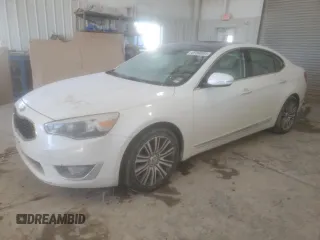 2015 Kia Cadenza Premium with VIN KNALN4D72F5194052, listed as a Copart auction lot 46160655 with 188,667 mi miles and Salvage Title. Bid and sale history available at carsss.com. Image 1.