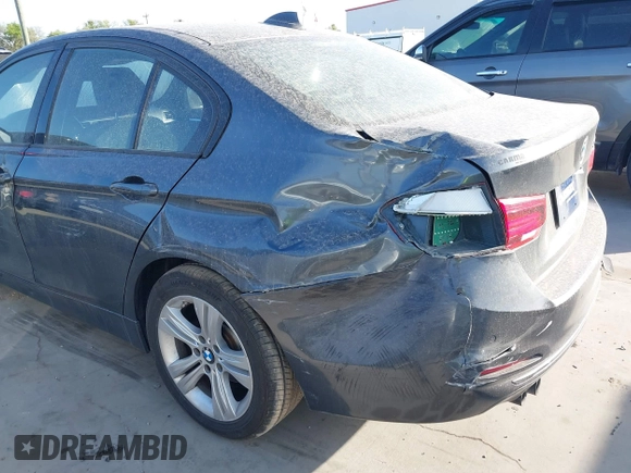 2016 BMW 3 Series 328i with VIN WBA8E9G56GNT82443, listed as a IAAI auction lot 41812424 with 56,965 mi miles. Bid and sale history available at carsss.com. Image 17.