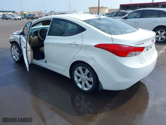 2013 Hyundai Elantra GLS PZEV with VIN 5NPDH4AE4DH294023, listed as a IAAI auction lot 41570524 with 1 mi miles. Bid and sale history available at carsss.com. Image 3.