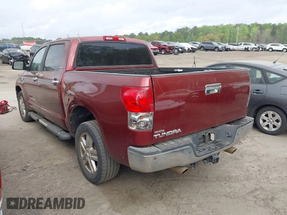 2007 Toyota Tundra Limited with VIN 5TFEV58147X027981, listed as a IAAI auction lot 41789128 with 233,593 mi miles and . Bid and sale history available at DreamBid. Image 3.