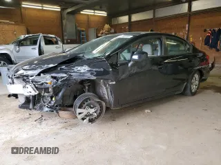 2012 Honda Civic LX z VIN 19XFB2F52CE367304, wystawiony jako Copart lot #58140155 z przebiegiem Nie podano mil oraz Szkoda całkowita • Salvage title. Historia ofert i sprzedaży dostępna na DreamBid. Obrazek 1.