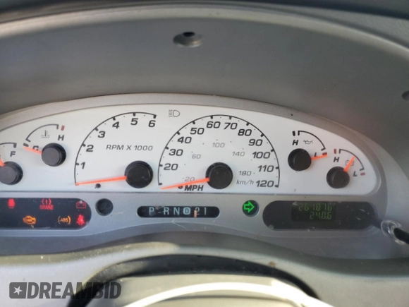 2004 Ford Explorer Sport Trac XLS z VIN 1FMZU67K24UA04776, wystawiony jako Copart lot #56180655 z przebiegiem 261 876 mil mil oraz Szkoda całkowita • Salvage title. Historia ofert i sprzedaży dostępna na DreamBid. Obrazek 9.