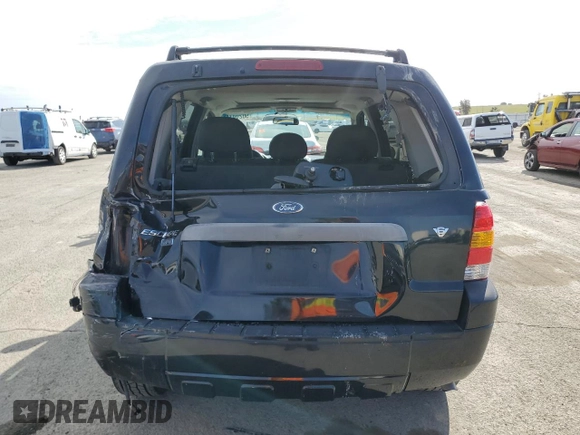 2007 Ford Escape XLT with VIN 1FMYU03197KA85751, listed as a Copart auction lot 50204745 with 120,196 mi miles and Salvage Title. Bid and sale history available at carsss.com. Image 6.