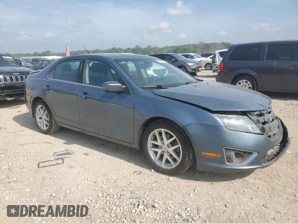 2012 Ford Fusion SEL with VIN 3FAHP0JA6CR412195, listed as a Copart auction lot 60922115 with 266,219 mi miles and Salvage title. Bid and sale history available at DreamBid. Image 4.