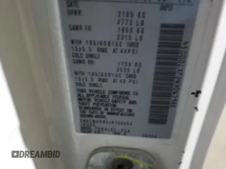 2018 Nissan NV200 S z VIN 3N6CM0KN2JK700054, wystawiony jako Copart lot #48721515 z przebiegiem 119 848 mil mil oraz Szkoda całkowita • Salvage title. Historia ofert i sprzedaży dostępna na DreamBid. Obrazek 12.