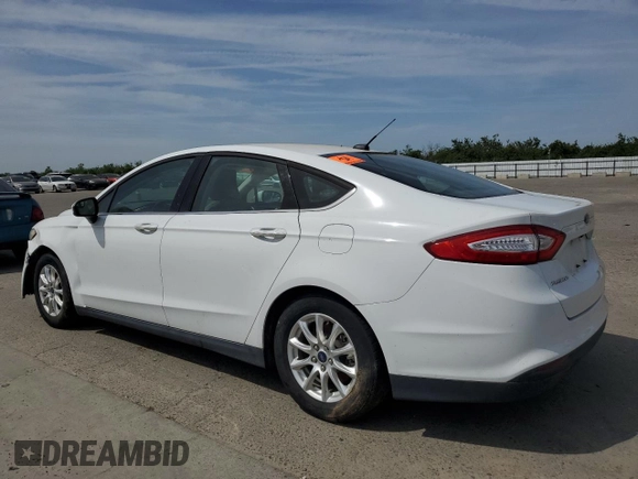 2016 Ford Fusion S with VIN 1FA6P0G76G5123135, listed as a Copart auction lot 54188755 with 21,653 mi miles and Clean Title. Bid and sale history available at carsss.com. Image 2.