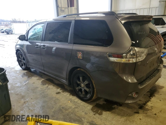 2011 Toyota Sienna SE with VIN 5TDXK3DC6BS071217, listed as a Copart auction lot 46549275 with 0 mi miles and Non Repairable. Bid and sale history available at carsss.com. Image 2.
