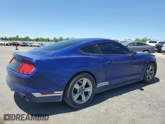 2016 Ford Mustang V6 with VIN 1FA6P8AM0G5336840, listed as a Copart auction lot 57711865 with 98,486 mi miles and Salvage title. Bid and sale history available at DreamBid. Image 3.