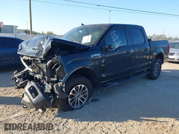 2018 Ford F-150 XL with VIN 1FTEW1E55JFB36007, listed as a IAAI auction lot 41788565 with Not provided miles and . Bid and sale history available at DreamBid. Image 2.